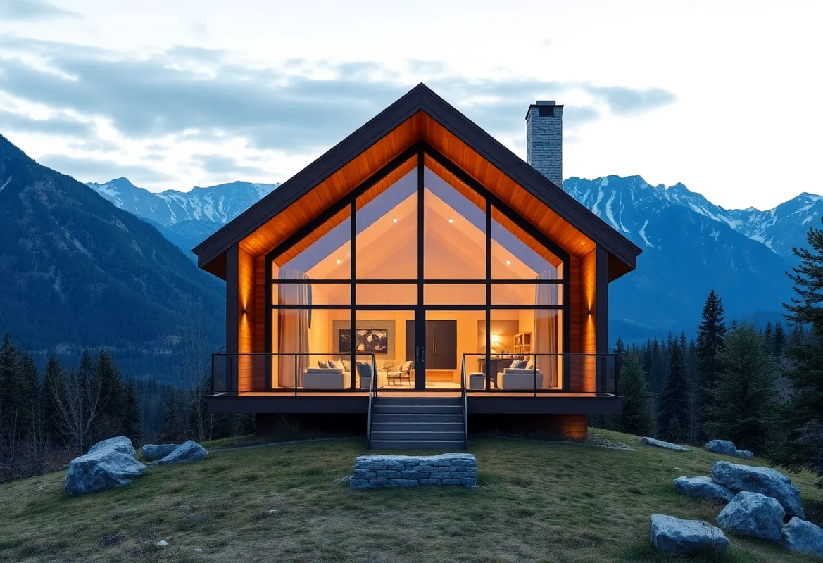 Affordable Luxury Cabins (Zidtaha bash tfilter l 'Cheap' mn 'Luxury') in serene natural surroundings.