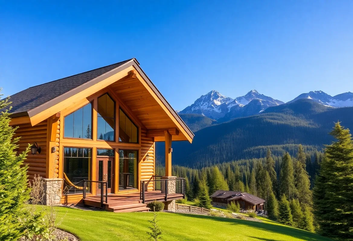 Affordable Luxury Cabins (Zidtaha bash tfilter l 'Cheap' mn 'Luxury') with stunning views and cozy interiors.