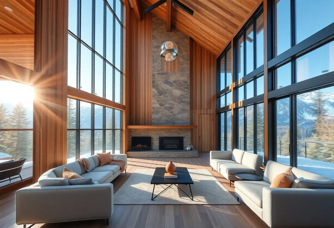 Modern Cabin Rentals in the mountains with stunning views