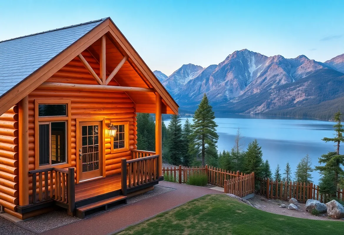 Cheap Cabin Rentals surrounded by tranquil scenic lakes and pine trees