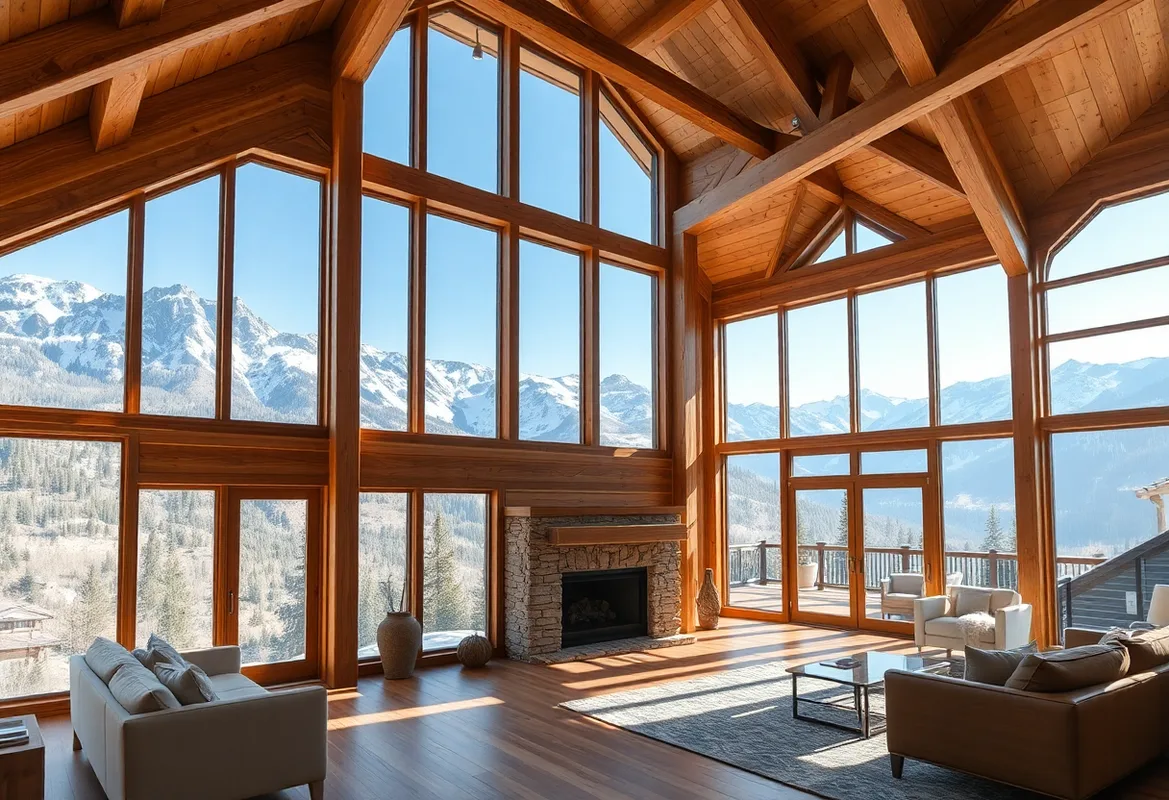 Stunning views from cheap cabin rentals in the mountains