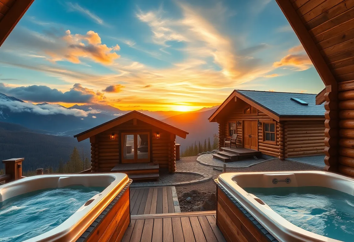 Cozy cabins with private hot tubs for a romantic escape