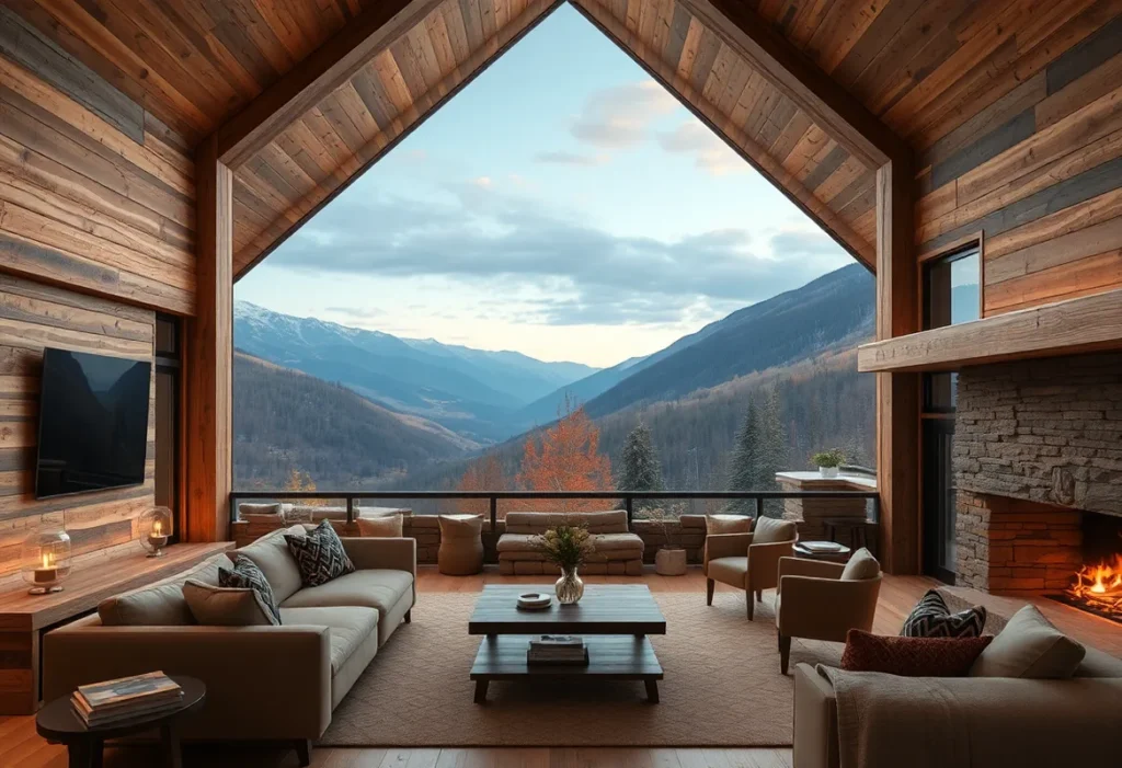 Romantic Cabins - Warm wooden textures, soft glowing lights, and lush green surroundings create an intimate vibe for a perfect romantic getaway.