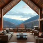 Romantic Cabins - Warm wooden textures, soft glowing lights, and lush green surroundings create an intimate vibe for a perfect romantic getaway.