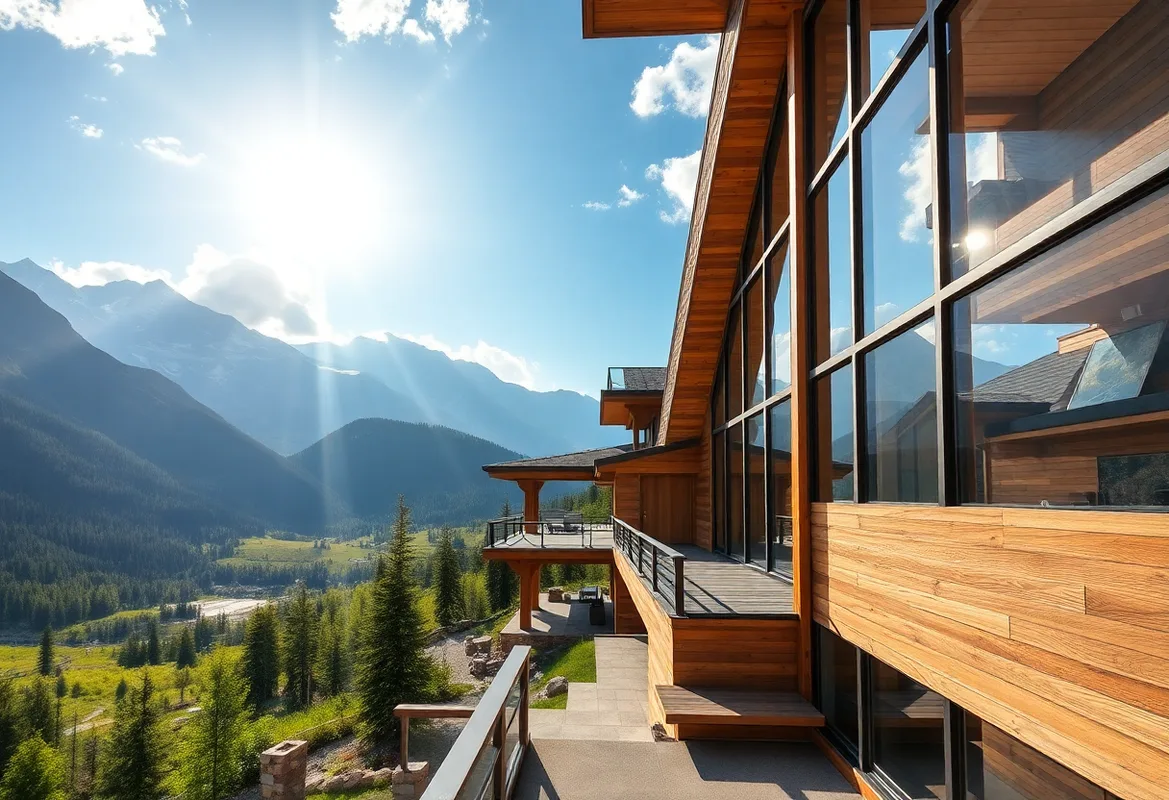 Romantic Cabins nestled in stunning mountain views and nature.