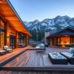 Glamping vs Cabin Stay - Warm earth tones, soft textures, and a serene atmosphere blend nature with luxury, creating an inviting escape in the woods.