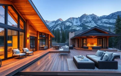 Glamping vs Cabin Stay - Warm earth tones, soft textures, and a serene atmosphere blend nature with luxury, creating an inviting escape in the woods.