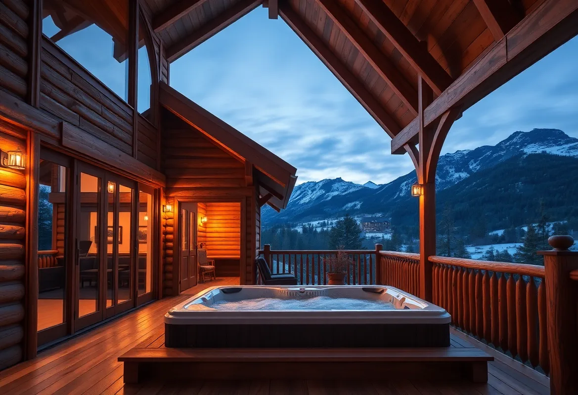 Luxury Cabins with Hot Tubs for a romantic getaway.