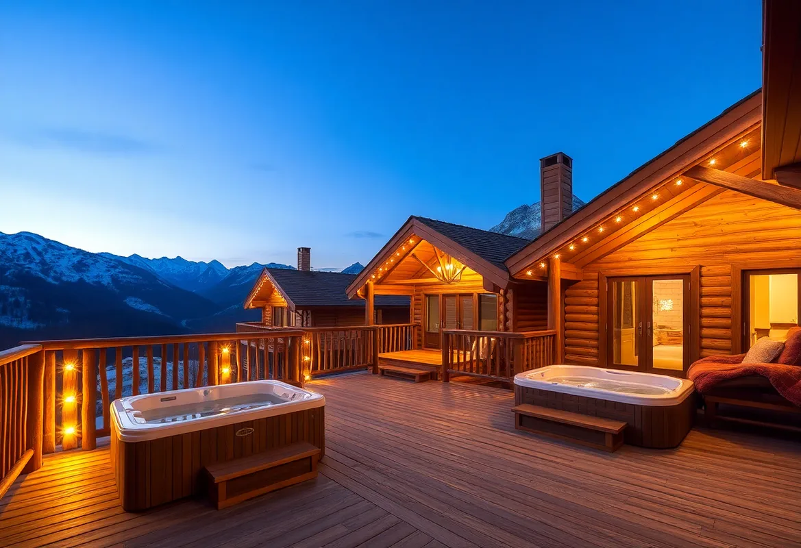Romantic Cabins with Private Hot Tubs in a serene setting