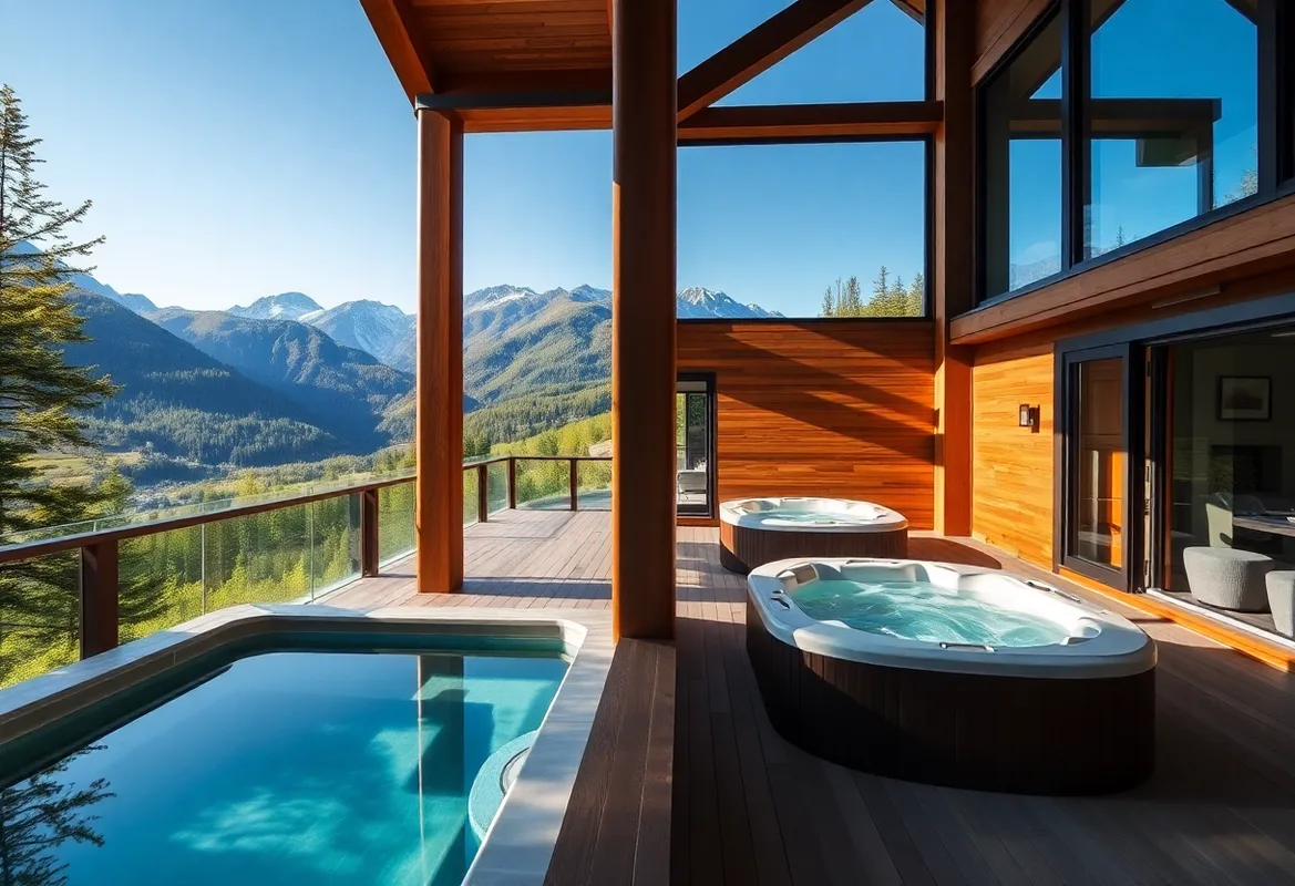 Indulging In Nature'S Retreat Luxury Cabins with private outdoor hot tubs surrounded by nature