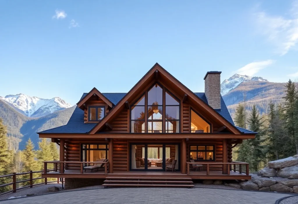 Airbnb vs Vrbo for Cabins - Warm wooden textures and soft lighting create a cozy, inviting atmosphere for cabin retreats, ideal for relaxation and escape.
