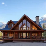 Airbnb vs Vrbo for Cabins - Warm wooden textures and soft lighting create a cozy, inviting atmosphere for cabin retreats, ideal for relaxation and escape.