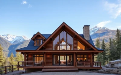 Airbnb vs Vrbo for Cabins - Warm wooden textures and soft lighting create a cozy, inviting atmosphere for cabin retreats, ideal for relaxation and escape.