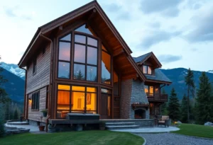 Warm wood tones, soft lighting, and plush textures create an inviting, intimate atmosphere perfect for Couples Cabin Getaways.