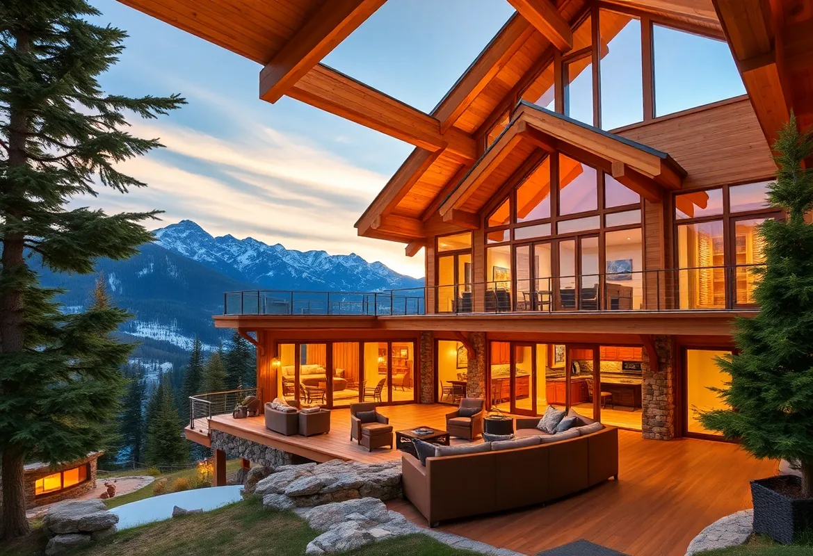 Prepping Cozy Cabin Essentials Cozy interior of Instagrammable Cabins with rustic decor and warm lighting.