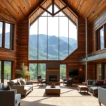 Honeymoon Cabins - Warm wooden interiors, soft plush textures, and breathtaking mountain vistas create a cozy and romantic atmosphere perfect for honeymooners.