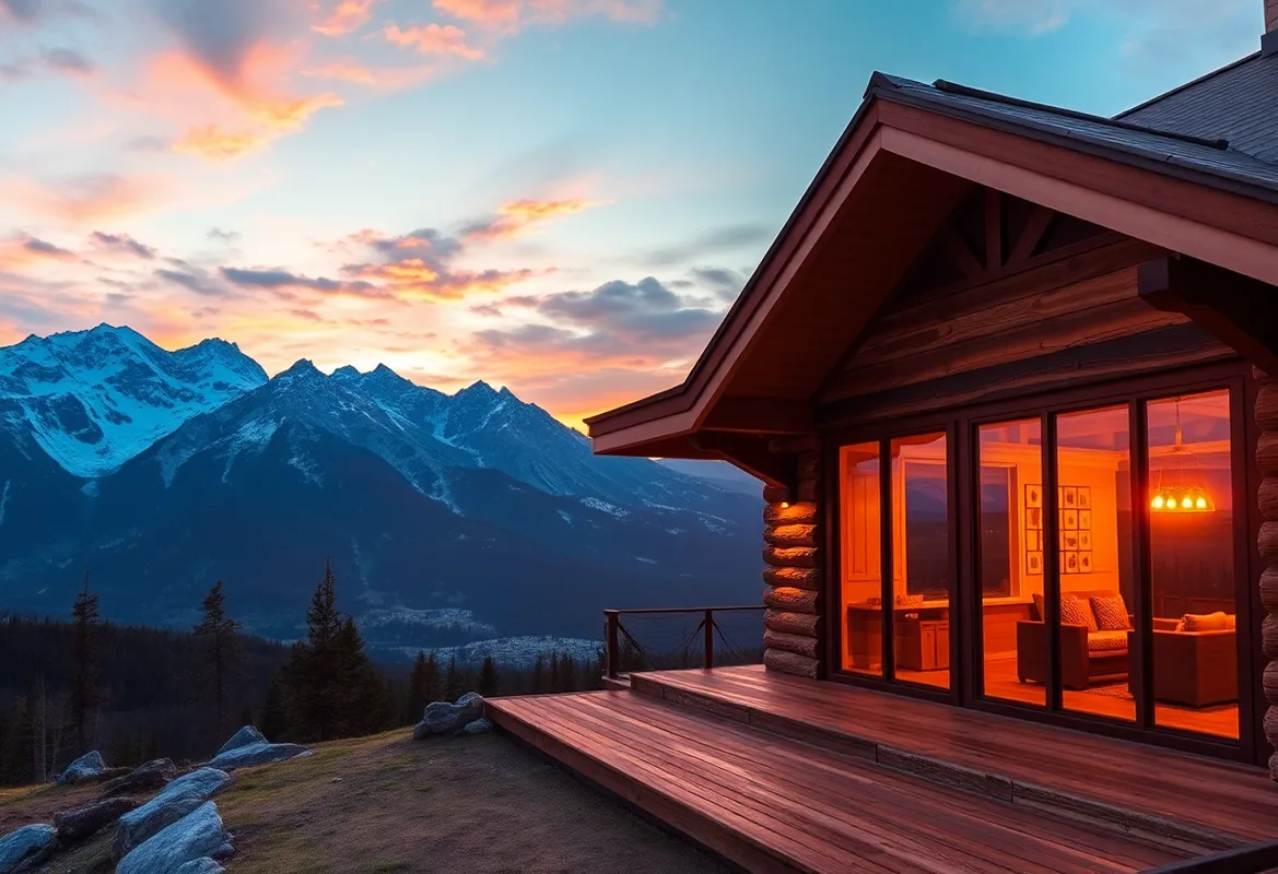Hidden Airbnb Cabins offering unique sunset experiences in nature.