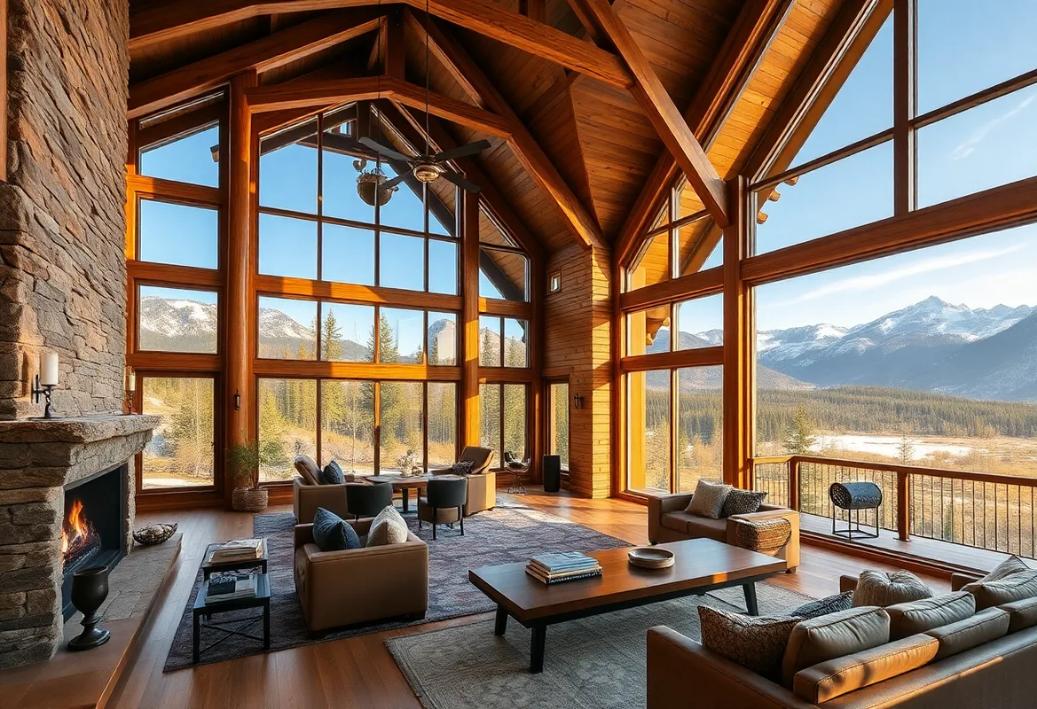 Cozy cabins in Colorado surrounded by stunning mountain views.