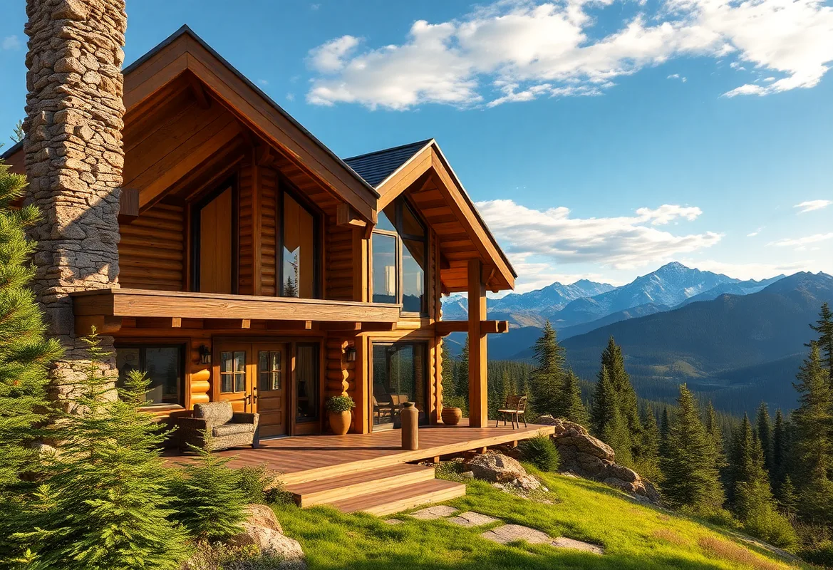Unique cabins in Colorado surrounded by stunning Rocky Mountain scenery.