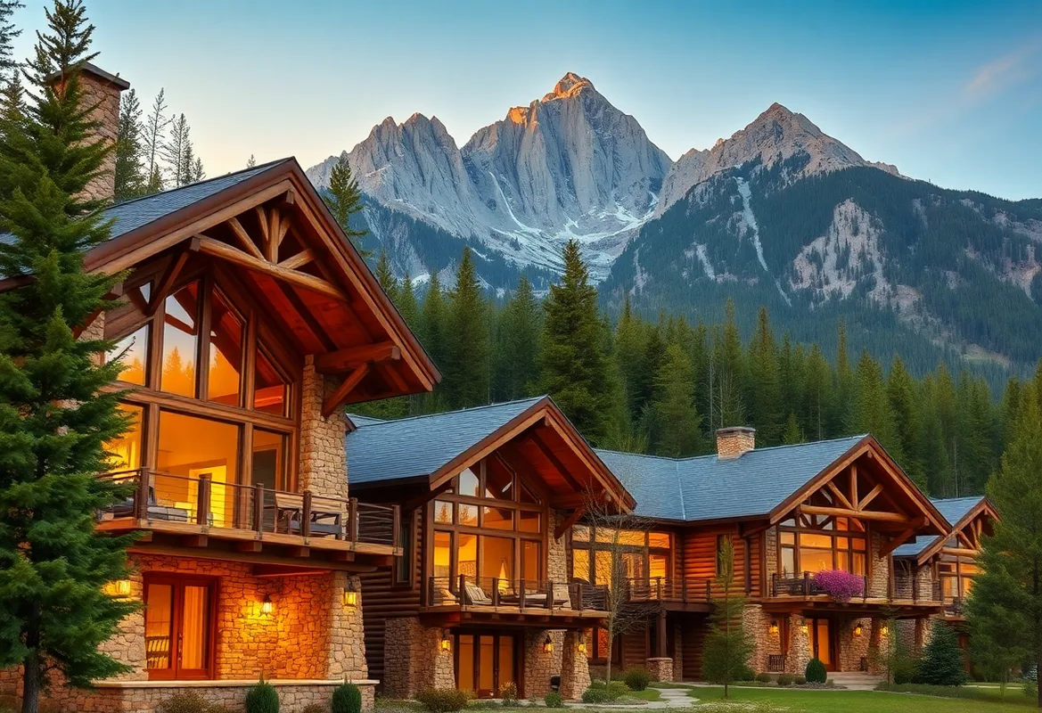 Discovering Rustic Cabin Retreats Rustic cabins in Colorado nestled among lush green nature
