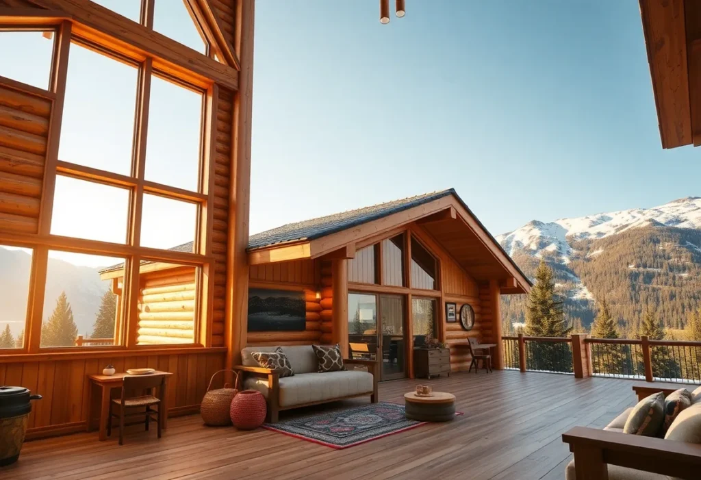 Cabin Rental Tips - Warm wooden textures and vibrant local crafts create a cozy, inviting atmosphere, perfect for immersing in the surrounding culture.