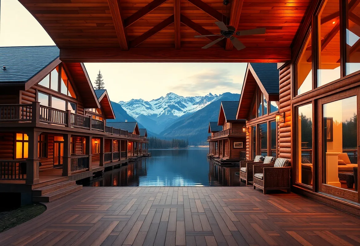Exploring Lakefront Cabin Retreats Cozy Lakefront Cabins surrounded by lush trees and sparkling water.