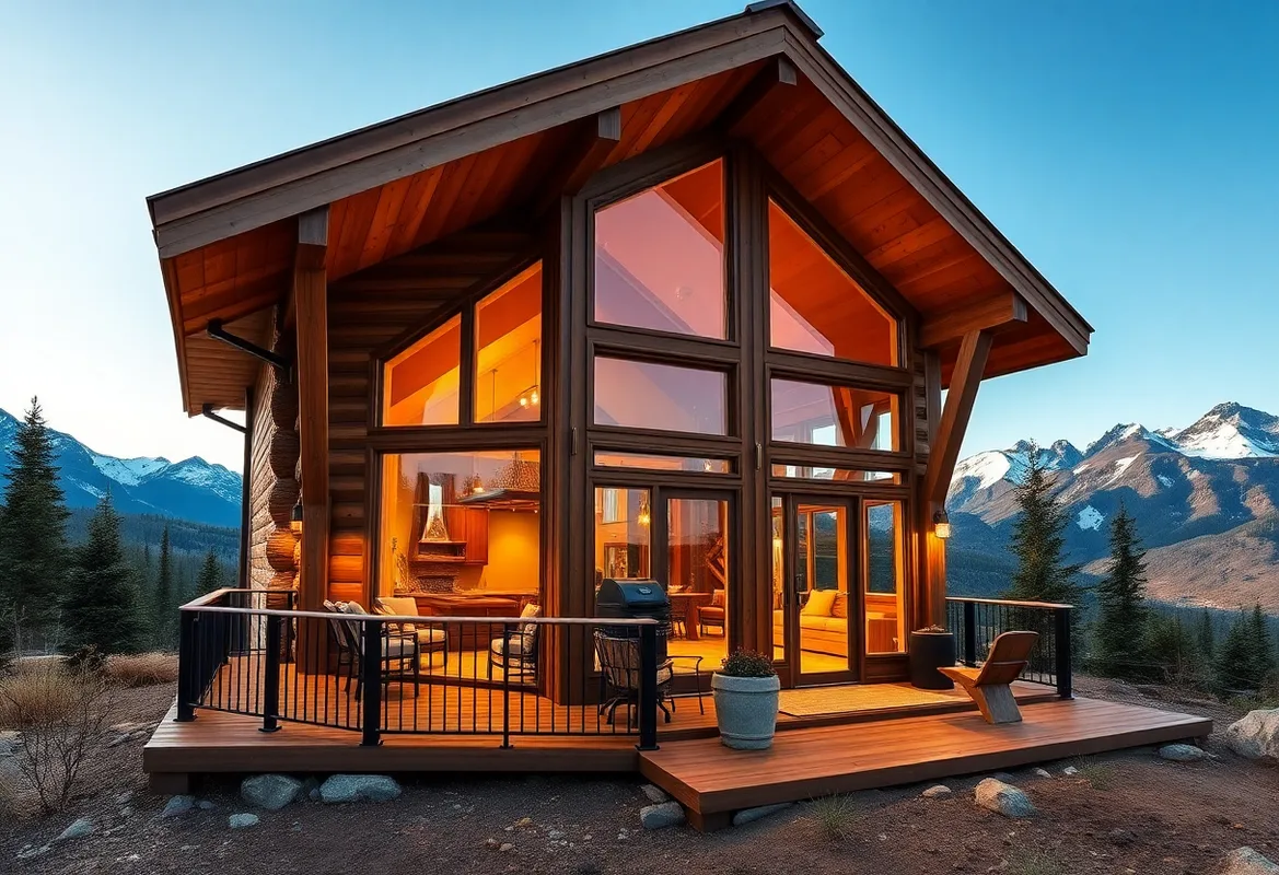 Cozy pet-friendly cabins surrounded by lush greenery and nature.